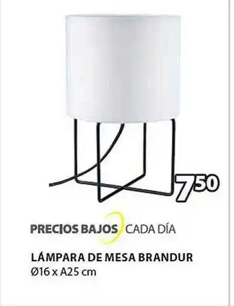 JYSK Lámpara de mesa brandur oferta