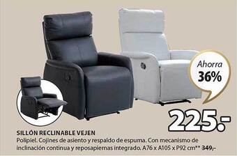 JYSK Sillón reclinable vejen oferta