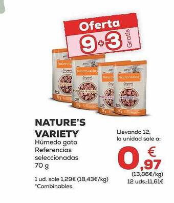 Kiwoko Nature's variety húmedo gato referencias seleccionadas oferta