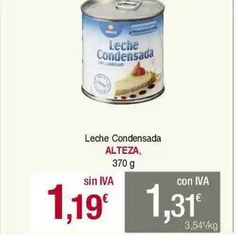 Leche condensada alteaz