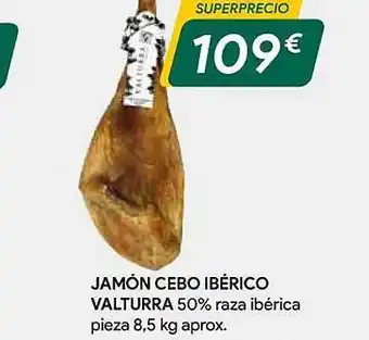 Masymas Jamón cebo ibérico valturra 50% raza ibérica pieza aprox oferta