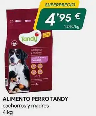 Masymas Alimento perro tandy cachorros y madres oferta