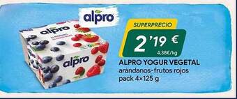 Masymas Alpro yogur vegetal oferta