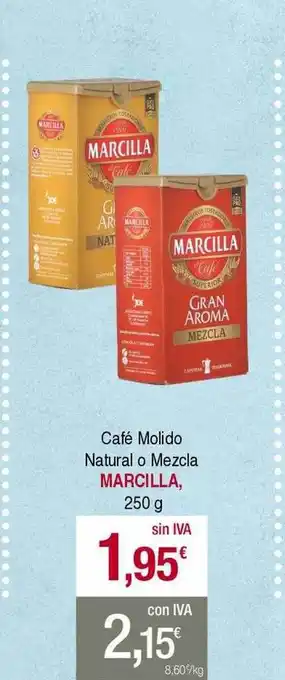 Masymas Café molido natural o mezcla mercilla oferta