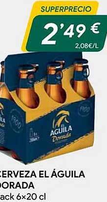 Masymas Cerveza el águila dorada oferta