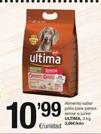 SPAR Fragadis Alimento sabor pollo para perros senior o junior ultima oferta
