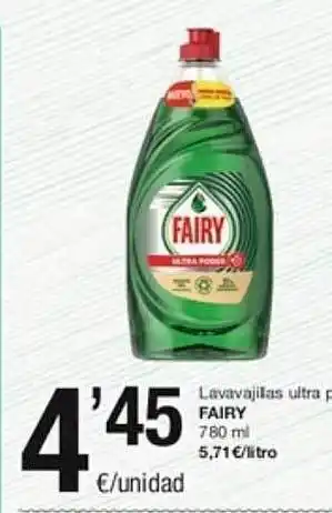 SPAR Fragadis Lavavajillas ultra poder fairy oferta