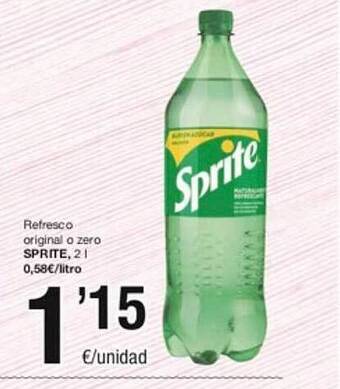 SPAR Fragadis Refresco original o zero sprite oferta