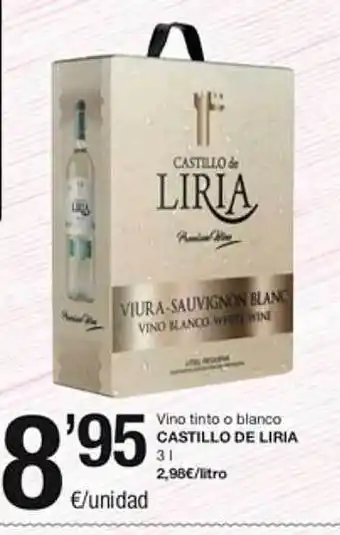 SPAR Fragadis Vino tinto o blanco castillo de liria oferta