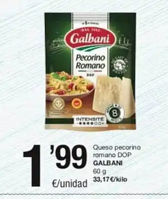 SPAR Fragadis Queso percorino romano dop galbani oferta