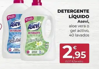 SPAR Gran Canaria Detergente líqudo asevi oferta