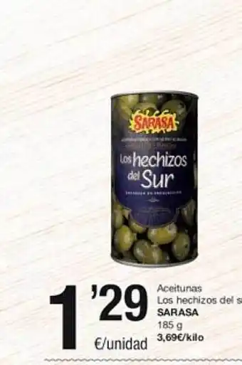 SPAR Fragadis Aceitunas los hechizos del sur sarasa oferta