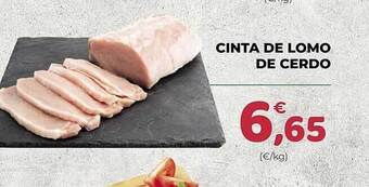 SPAR Gran Canaria Cinta de lomo de cerdo oferta