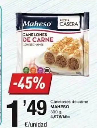 SPAR Fragadis Canelones de carne maheso oferta