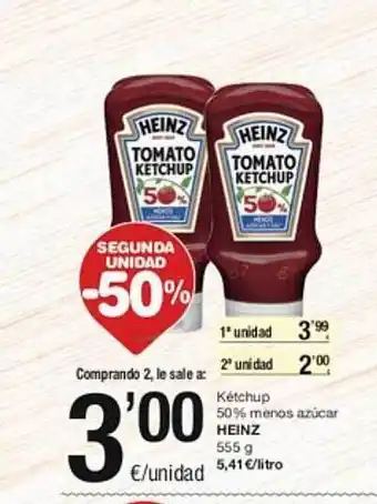 SPAR Fragadis Segunda unidad -50% kétchup 50% menos azucar heinz oferta