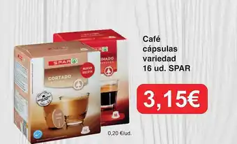 Spar La Palma Café cápsulas variedad 16 spar. oferta