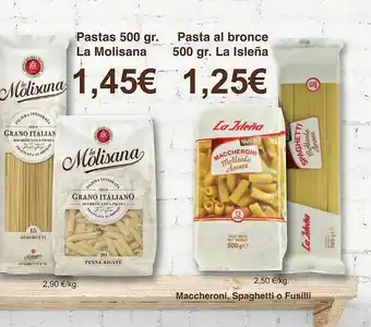 Spar La Palma Pasta la molisana pasta al bronce la isleña oferta