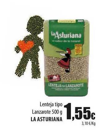 SPAR Lanzarote Lenteja tipo lanzarote la asturiana oferta