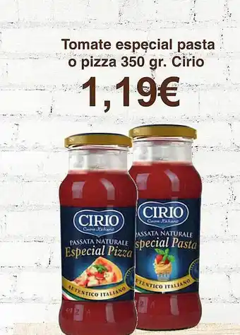 Spar La Palma Tomate especial pasta o pizza cirio oferta