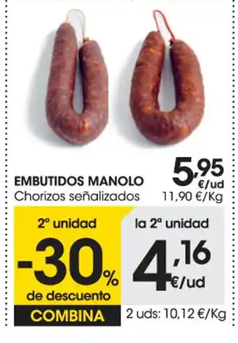 Aliprox Embutidos Manolo oferta