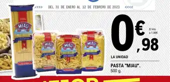E.Leclerc Pasta "Miau" oferta