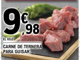 E.Leclerc Carne De Ternera Para Guisar oferta