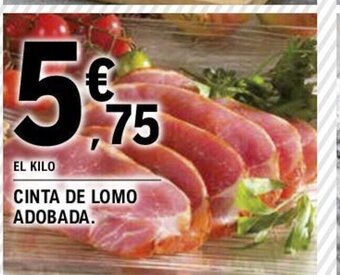 E.Leclerc Cinta De Lomo Adobada oferta