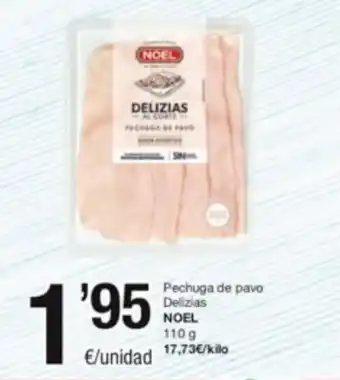 SPAR Fragadis Pechuga De Pavo Delizias Noel 110 g. oferta