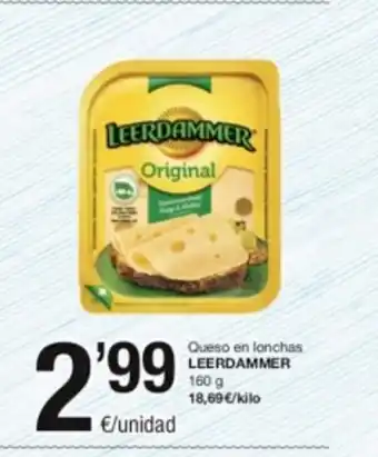 SPAR Fragadis Queso En Lonchas Leerdammer 160 g. oferta