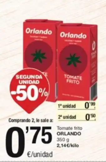 SPAR Fragadis Tomate Frito Orlando 350 g. oferta