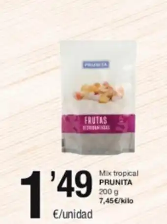 SPAR Fragadis Mix Tropical Prunita 200 g. oferta
