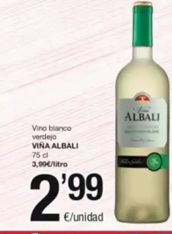 SPAR Fragadis Vino Blanco Verdejo Viña Albali 75 cl. oferta