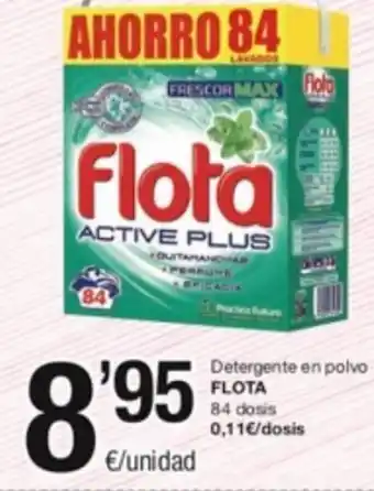 SPAR Fragadis Detergente en Polvo Flota 84 dosis oferta