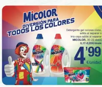 SPAR Fragadis Detergente Gel Colores Vivos Adios al Separar o Trio Caps Adiós al separar Micolor oferta