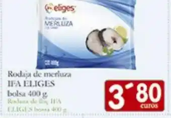 Supermercados Bip Bip Rodaja De Merluza Ifa Eliges Bolsa 400 g. oferta