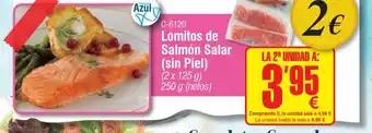 Abordo Lomitos De Salmón Salar ( Sin Piel ) oferta