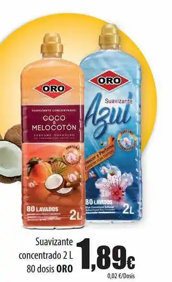 Spar Tenerife Suavizante concentrado oro oferta