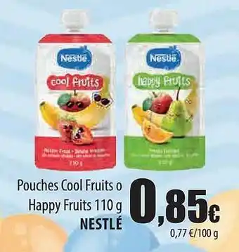 Spar Tenerife Pouches cool fruits o happy fruits nestlé oferta