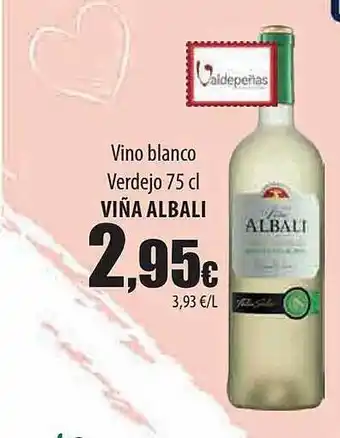 Spar Tenerife Vino blanco verdejo viña albali oferta