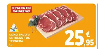 Supercor Lomo bajo o entrecot de ternera oferta