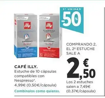 Supercor 2a unidad -50% café illy oferta