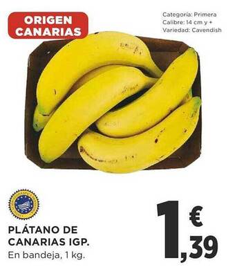 Supercor Plátano de canarias igp oferta