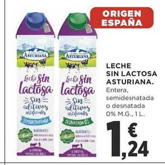 Supercor Leche sin lactosa asturiana oferta