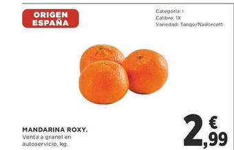 Supercor Mandarina roxy oferta