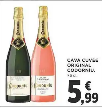 Supercor Cava cuvée original codorniu oferta