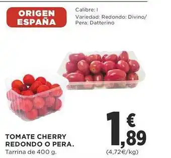 Supercor Tomate cherry redondo o pera oferta