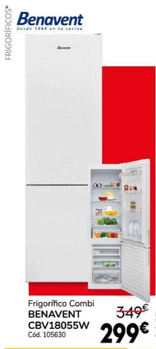 Conforama Frigorifico combi benavent cbv18055w oferta