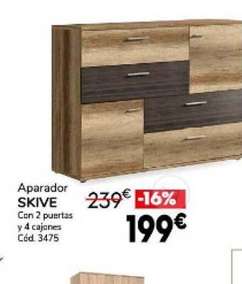 Conforama Aparador skive oferta