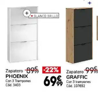 Conforama Zapatero phoenix zapatero graffic oferta