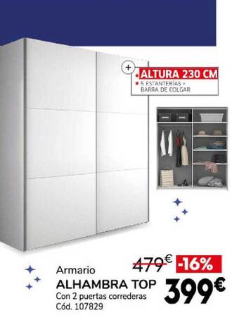 Conforama Armario alhambra top oferta